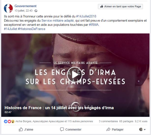 FB gouvernement